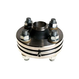 Фланцевое соединение Unisera CN-TB Дн90x4″ Ру10 с ответным фланцевым кольцом, для труб из ПНД, из полипропилена